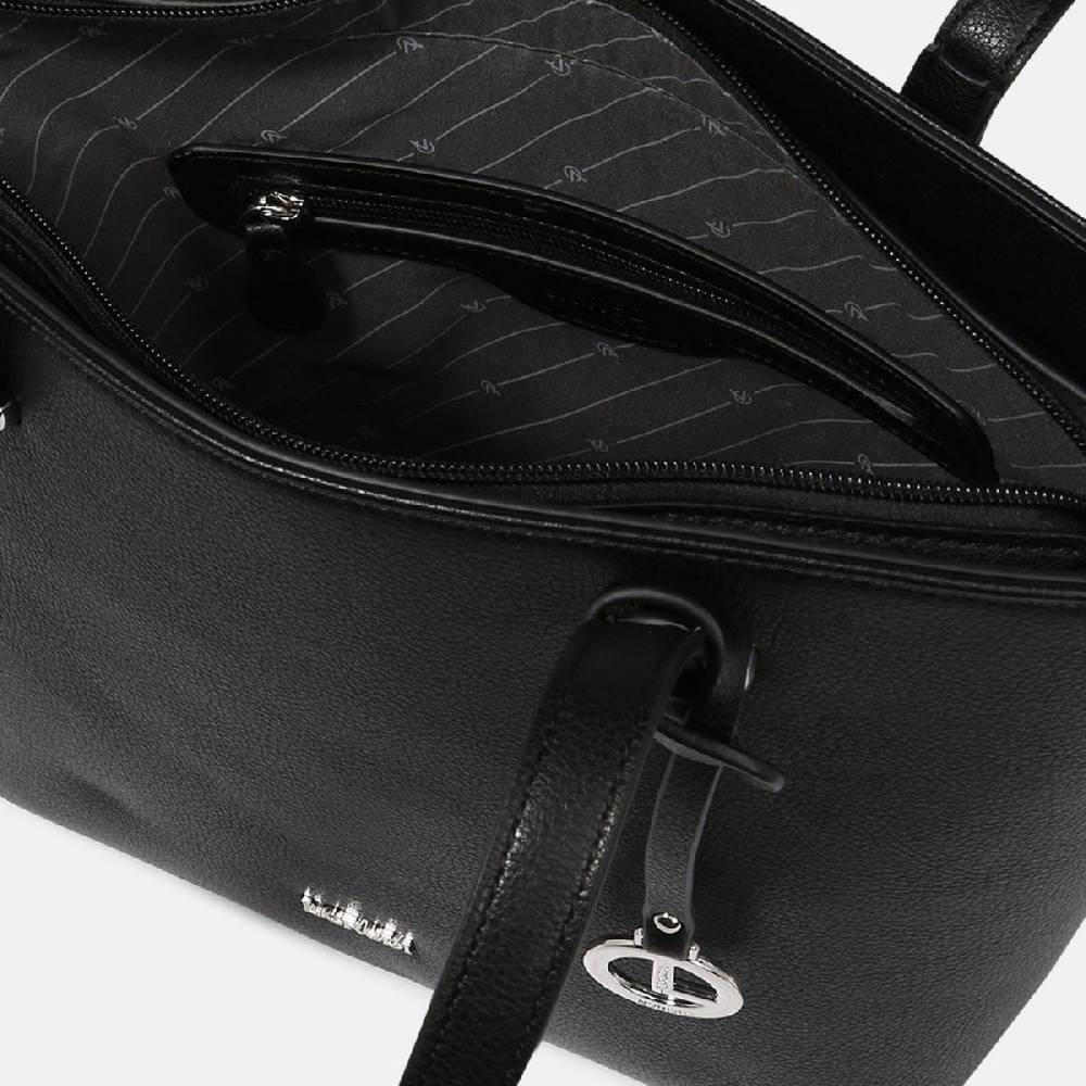 L. Credi Filippa Shopper Schwarz