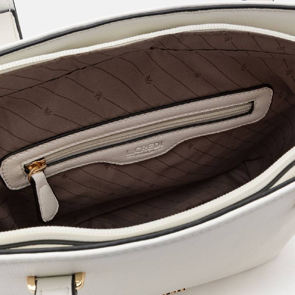 L. Credi Filippa Shopper Weiss