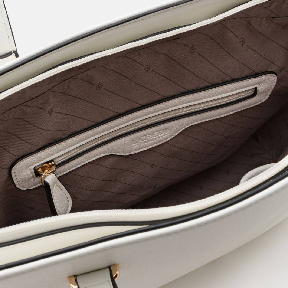 L. Credi Filippa Shopper Weiss