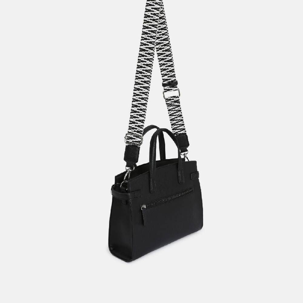 L. Credi Isante Henkeltasche Schwarz