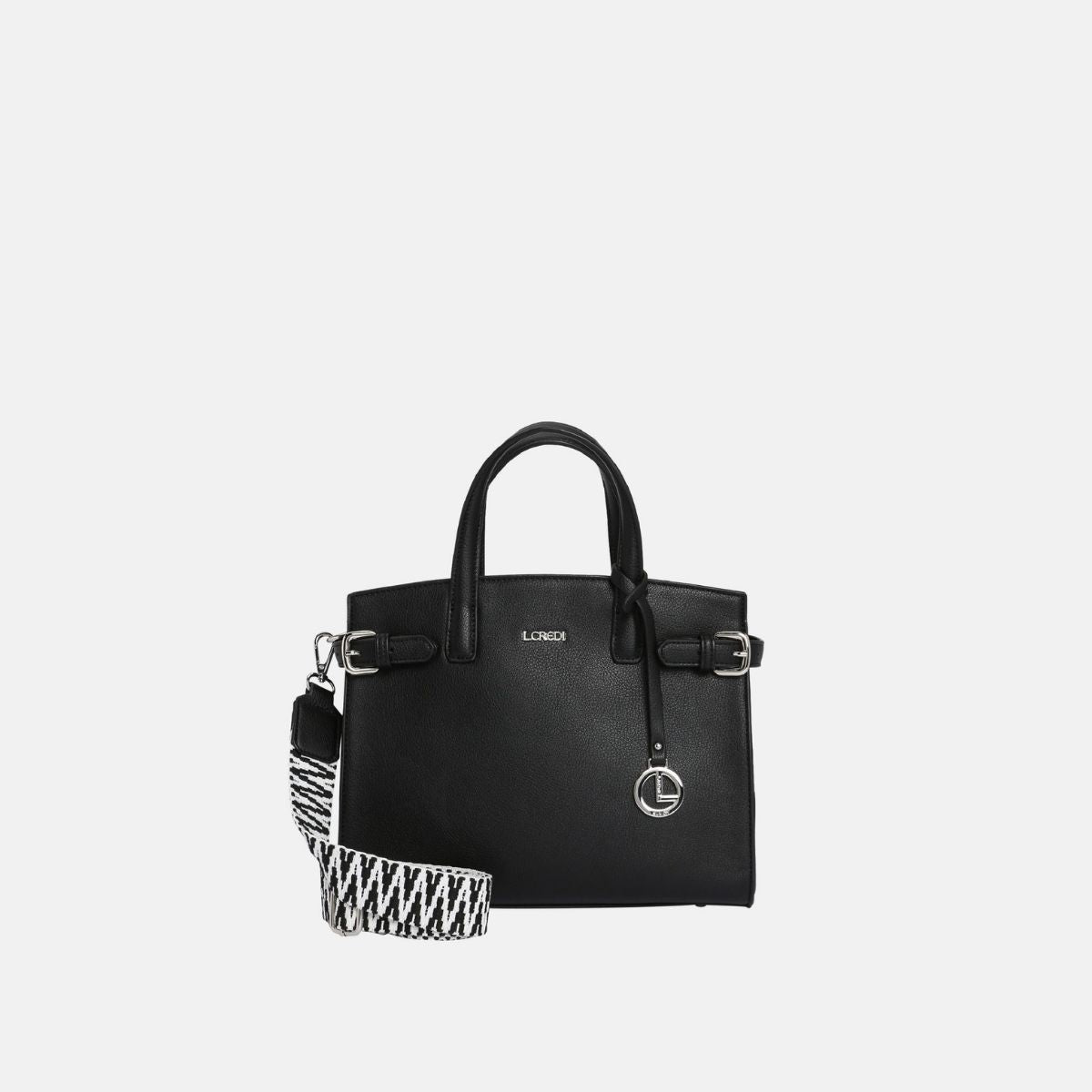 L. Credi Isante Henkeltasche schwarz