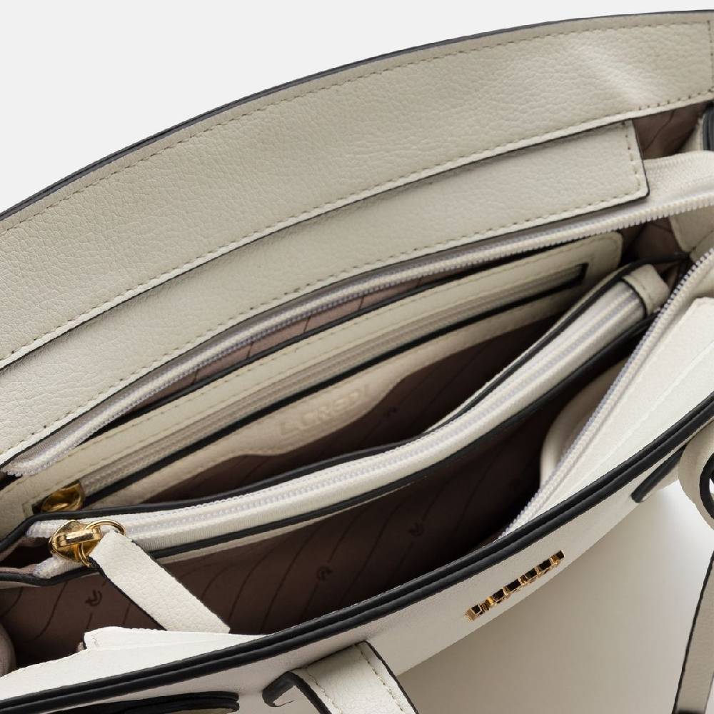 L. Credi Isante Henkeltasche Weiss