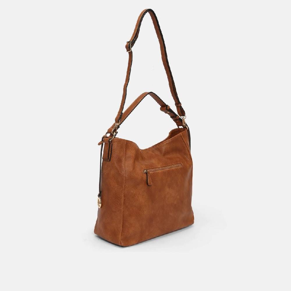 L. Credi Jana Hobo Cognac