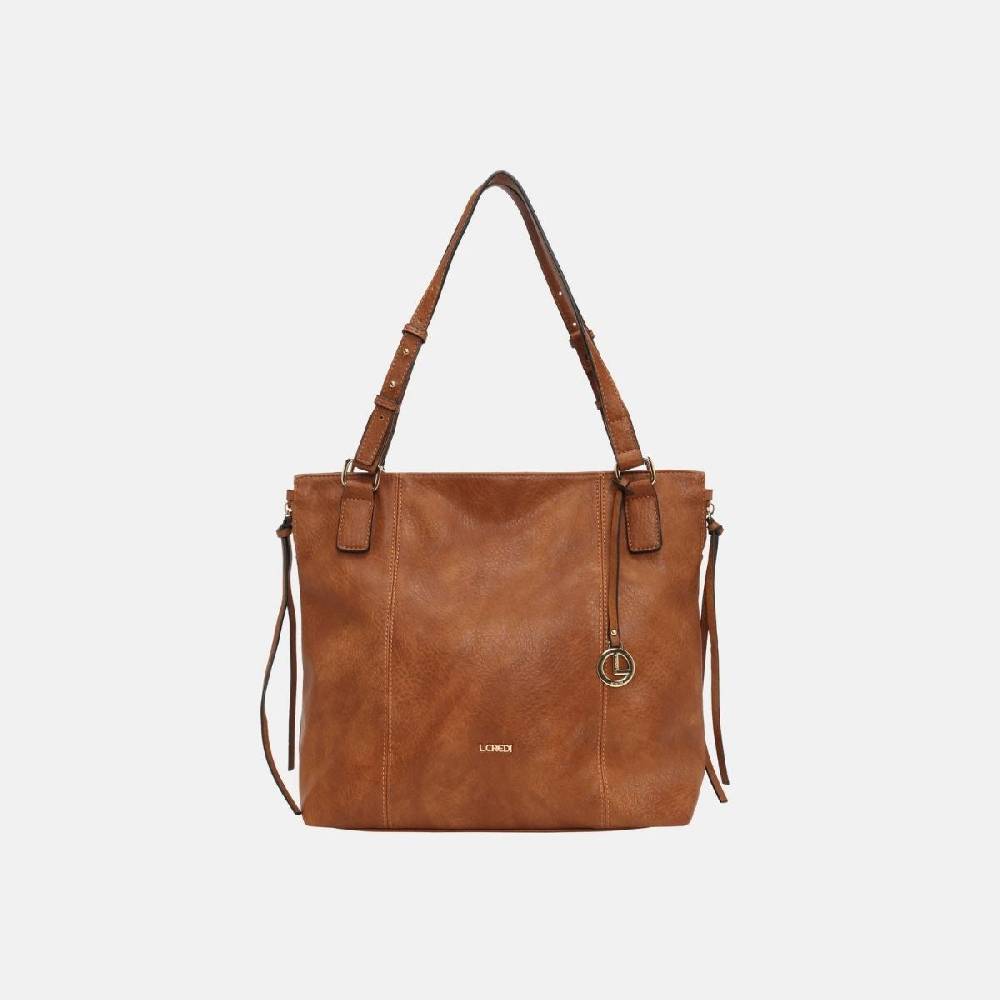 L. Credi Jana Shopper cognac