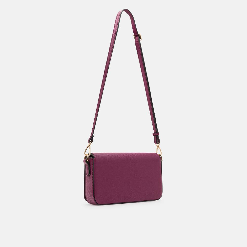 L. Credi Jane Clutch Plum