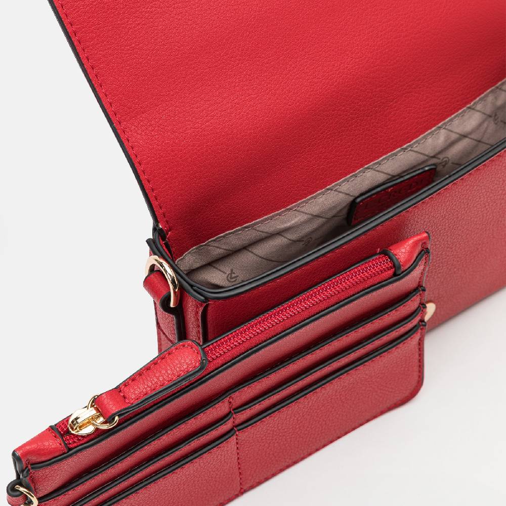 L. Credi Jane Clutch Salsa