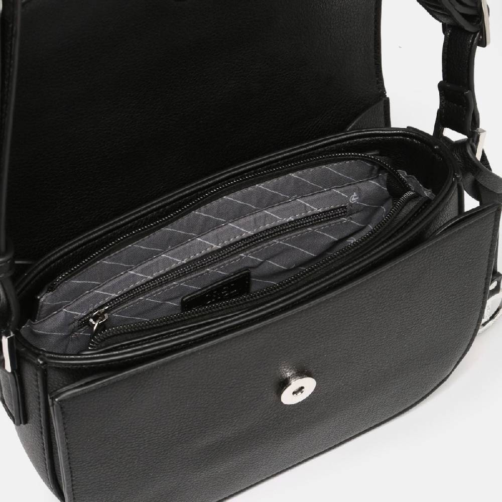 L. Credi Janina Umhängetasche Schwarz