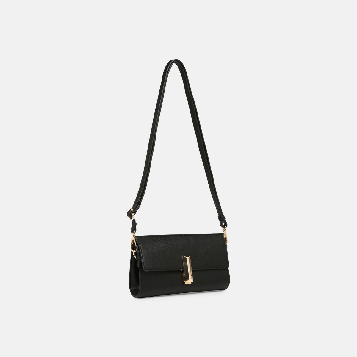 L. Credi Janna Clutch Schwarz