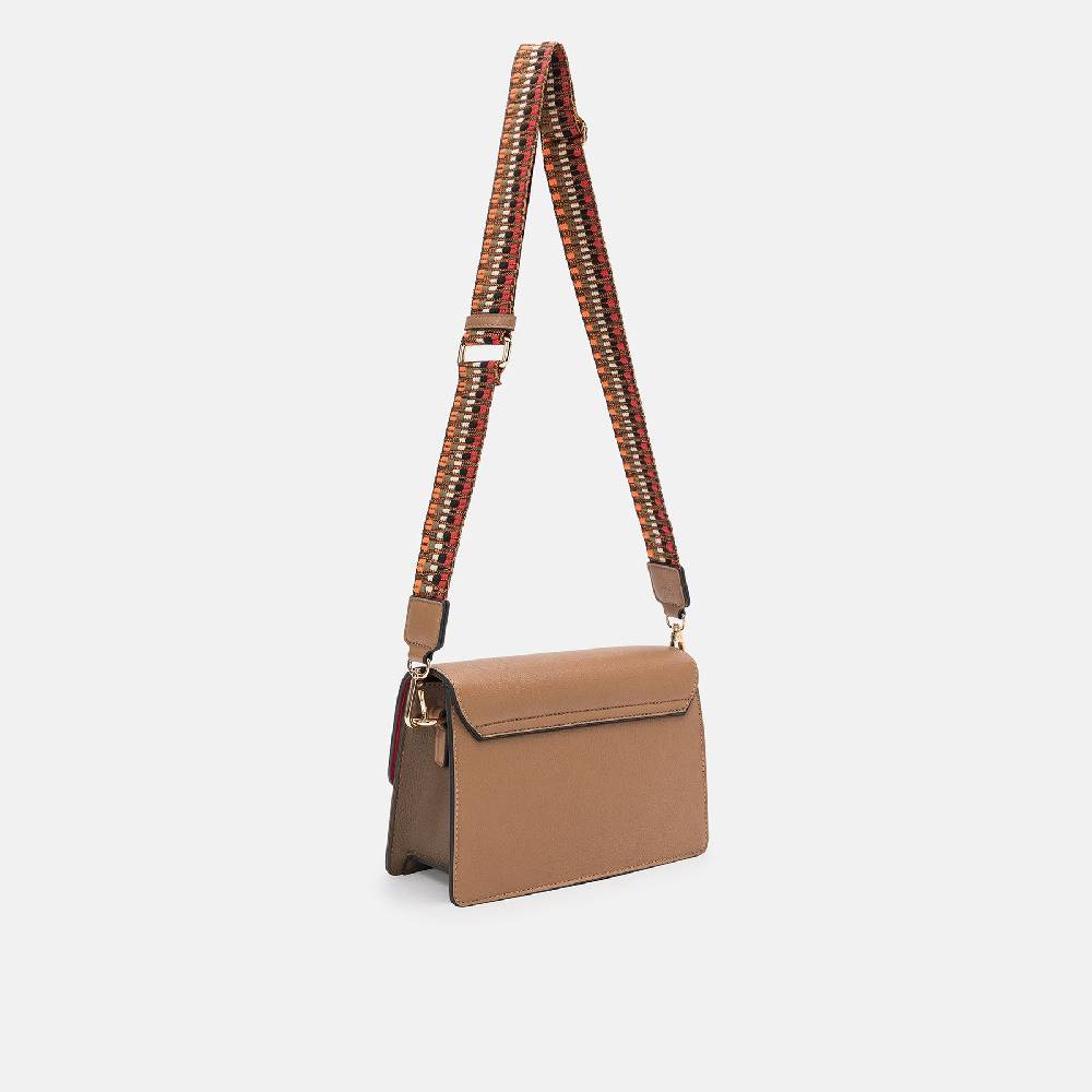 L. Credi Kiara Umhängetasche Toffee Multi