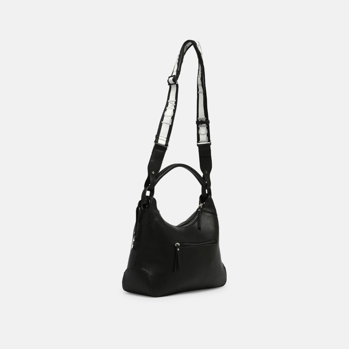 L. Credi Kimmy Hobo Schwarz