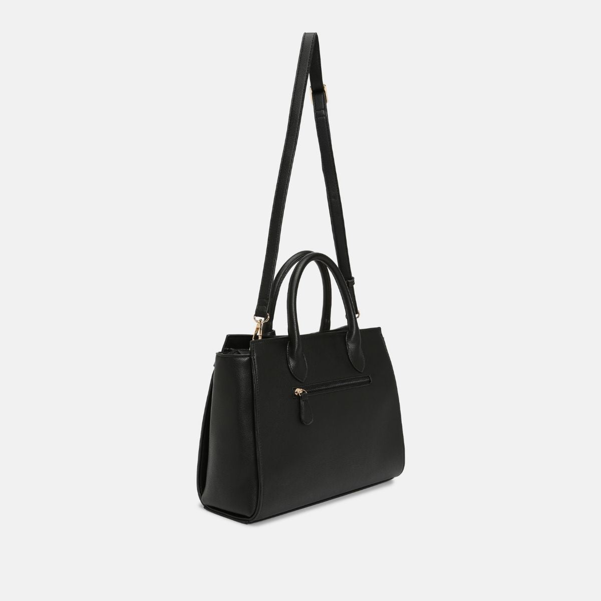 L. Credi Konstanze Henkeltasche Schwarz