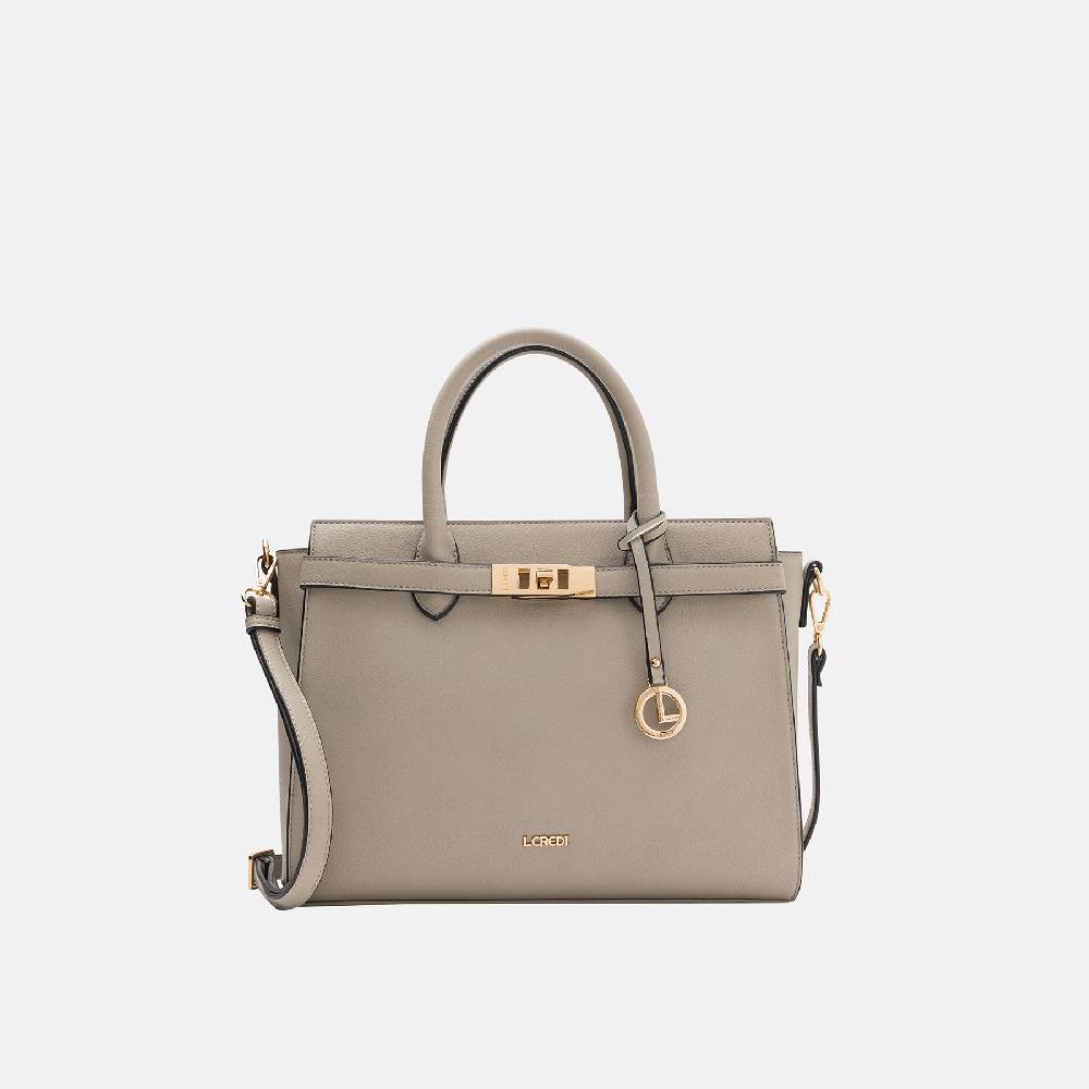 L. Credi Konstanze Henkeltasche stone