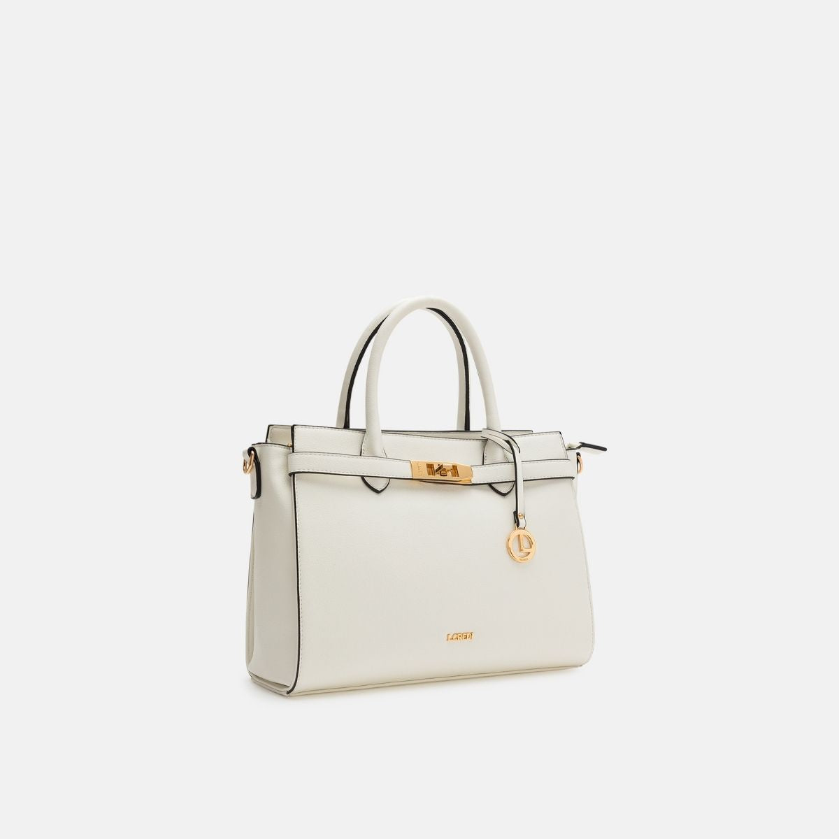 L. Credi Konstanze Henkeltasche Weiss