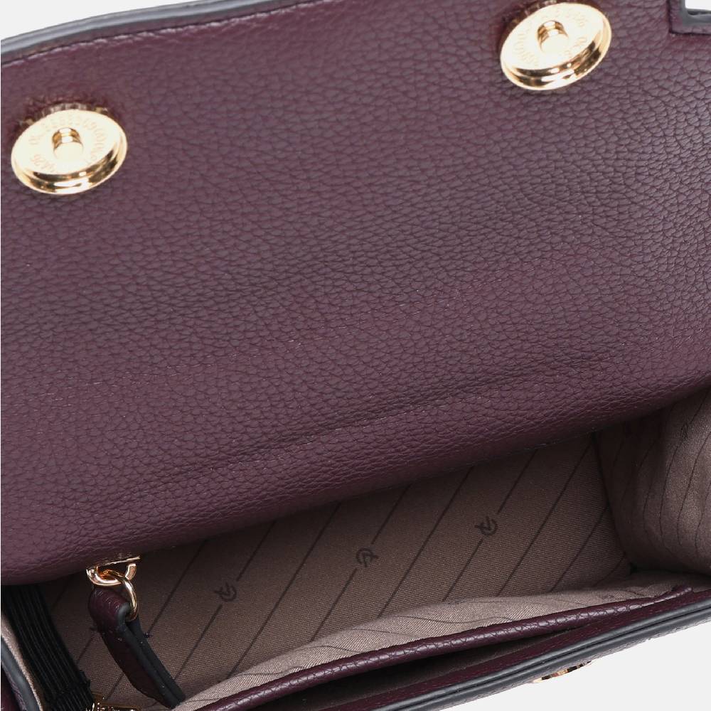 L. Credi Konstanze Umhängetasche Dark Plum