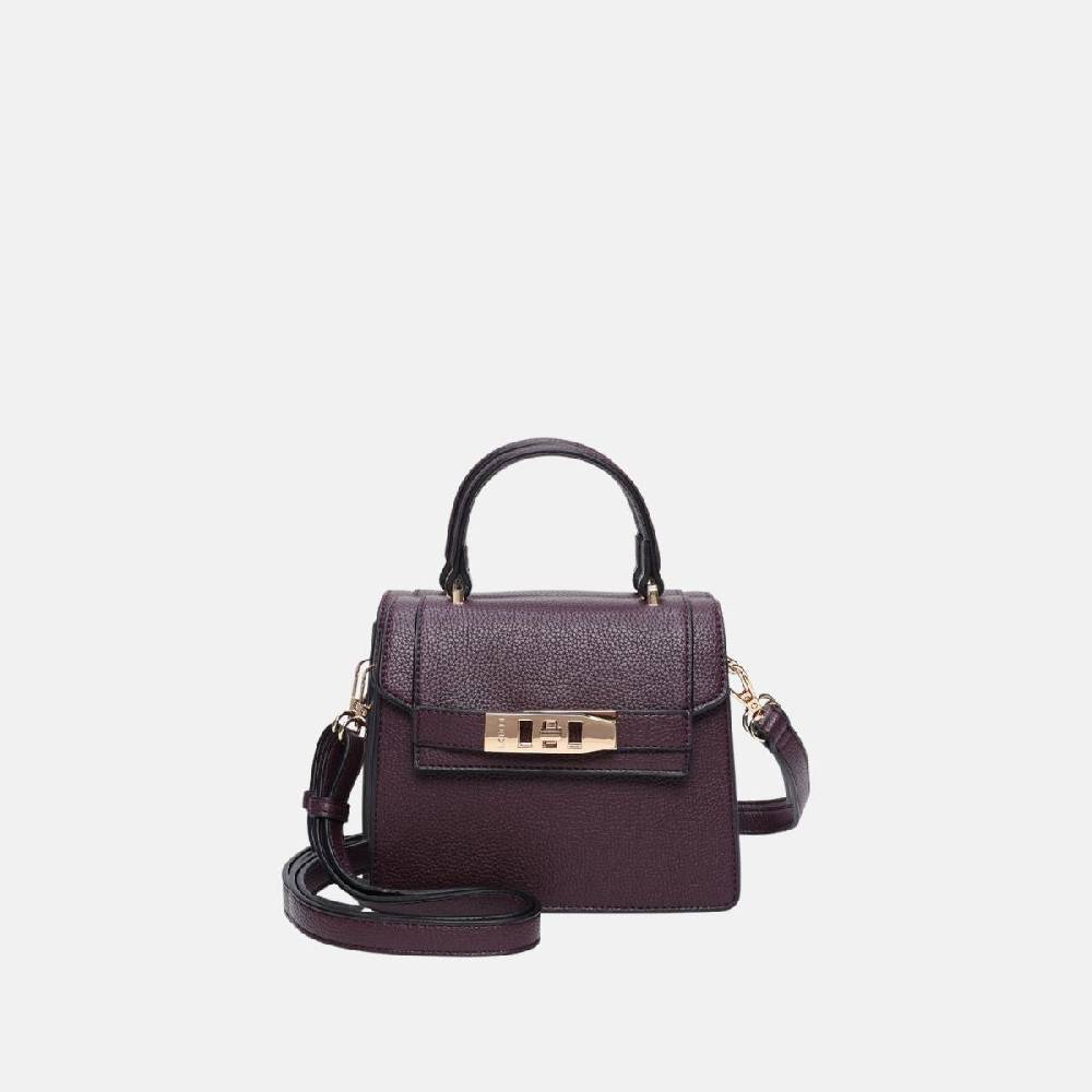 L. Credi Konstanze Umhängetasche dark plum