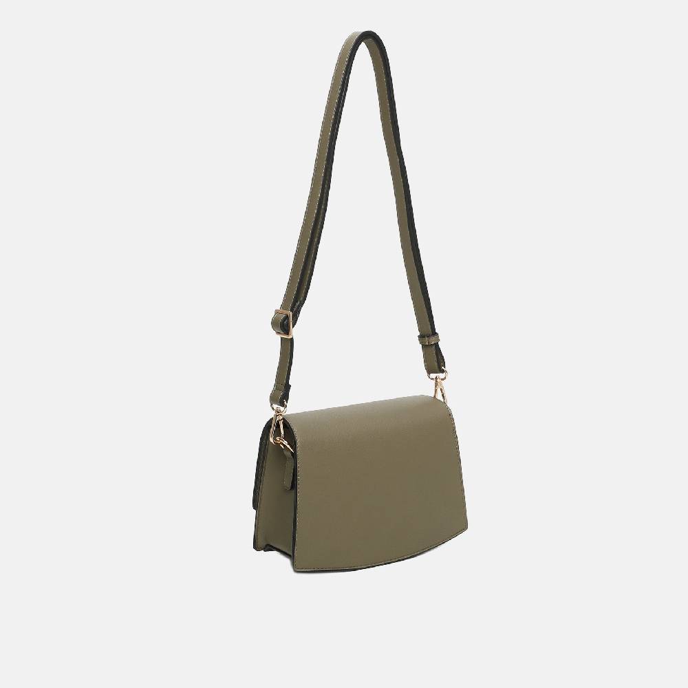 L. Credi Lauretta Umhängetasche Khaki