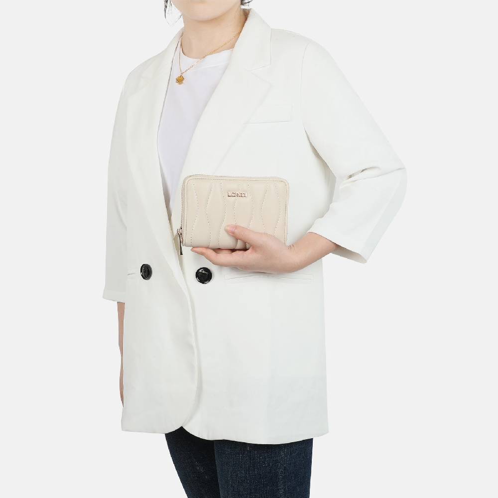 L. Credi Maren Portemonnaie Damen Creme