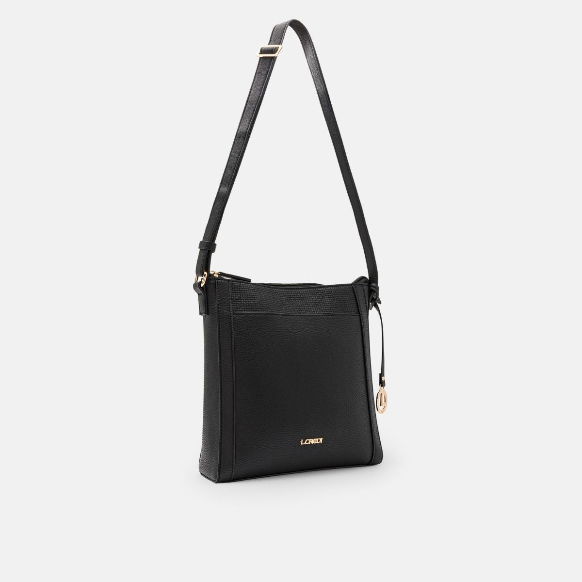 L. Credi Marlies Umhängetasche Schwarz