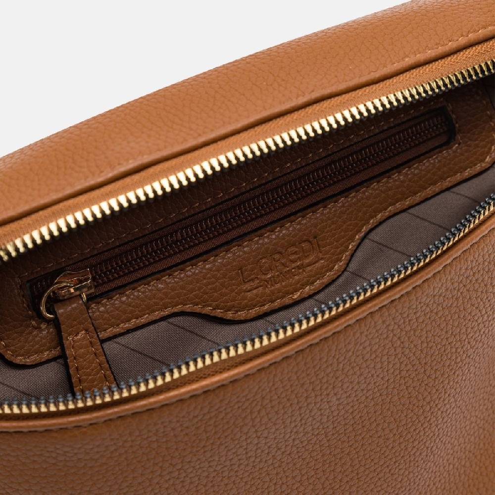 L. Credi Matilda Umhängetasche Cognac