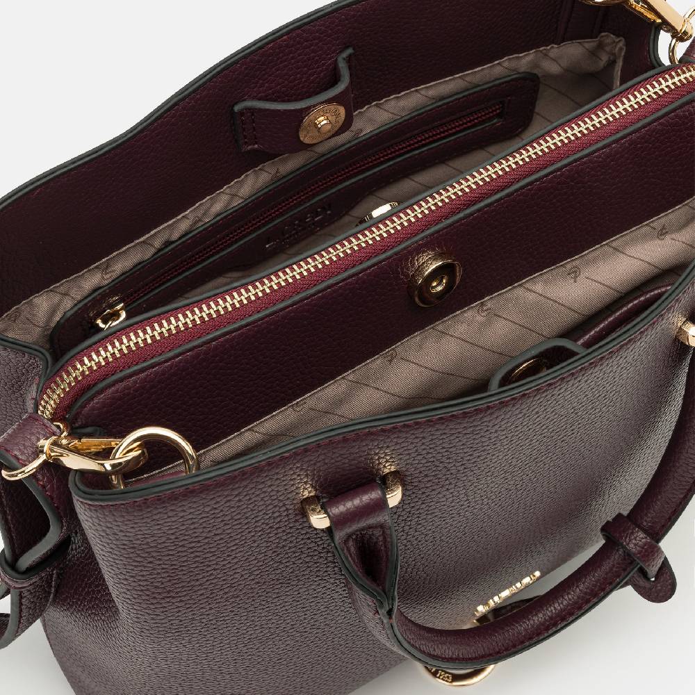 L. Credi Maxima Henkeltasche Dark Plum