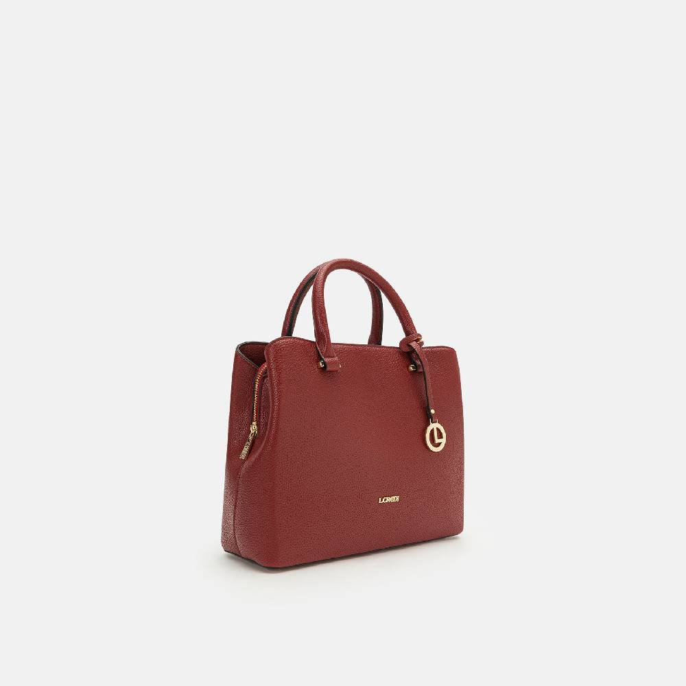 L. Credi Maxima Henkeltasche Rot