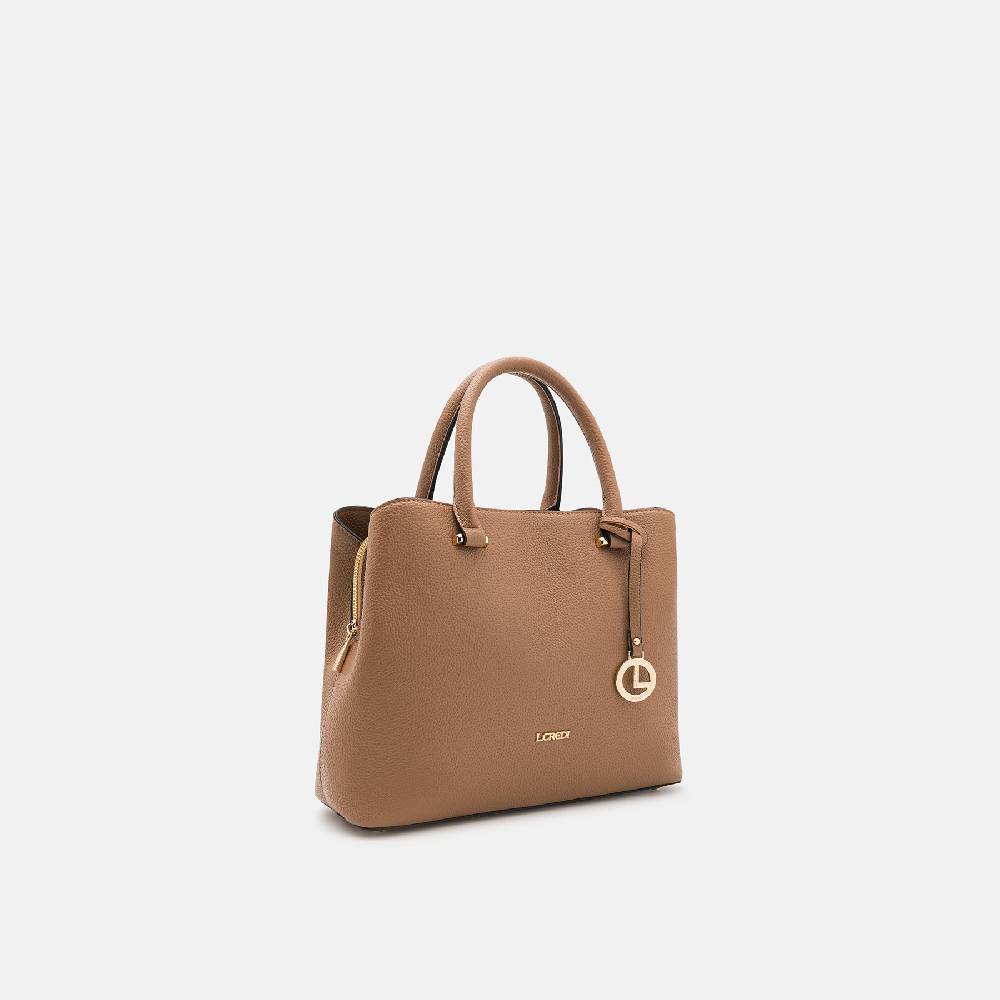 L. Credi Maxima Henkeltasche Toffee