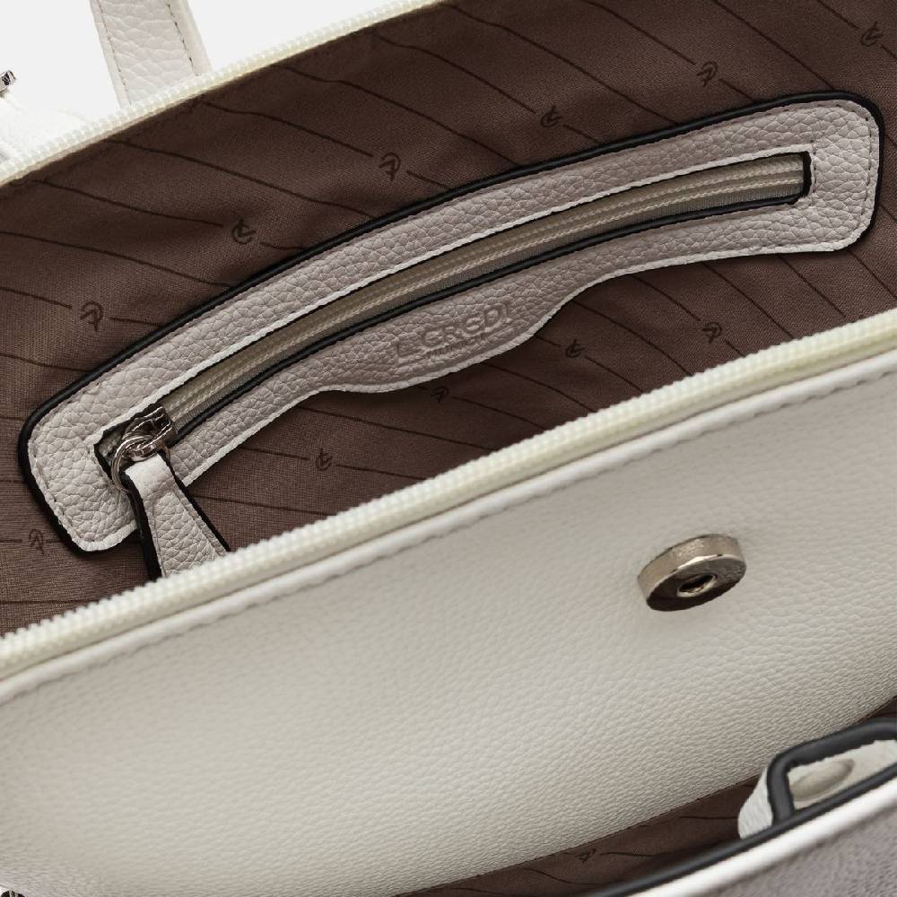 L. Credi Melanie Rucksack Weiss