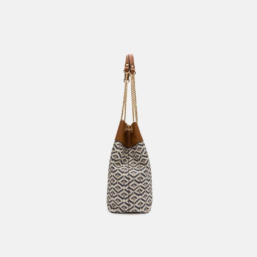 L. Credi Melina Hobo Beige Multi