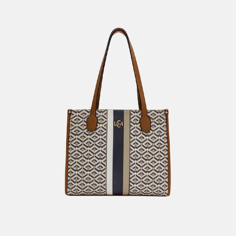 L. Credi Melina Shopper beige multi