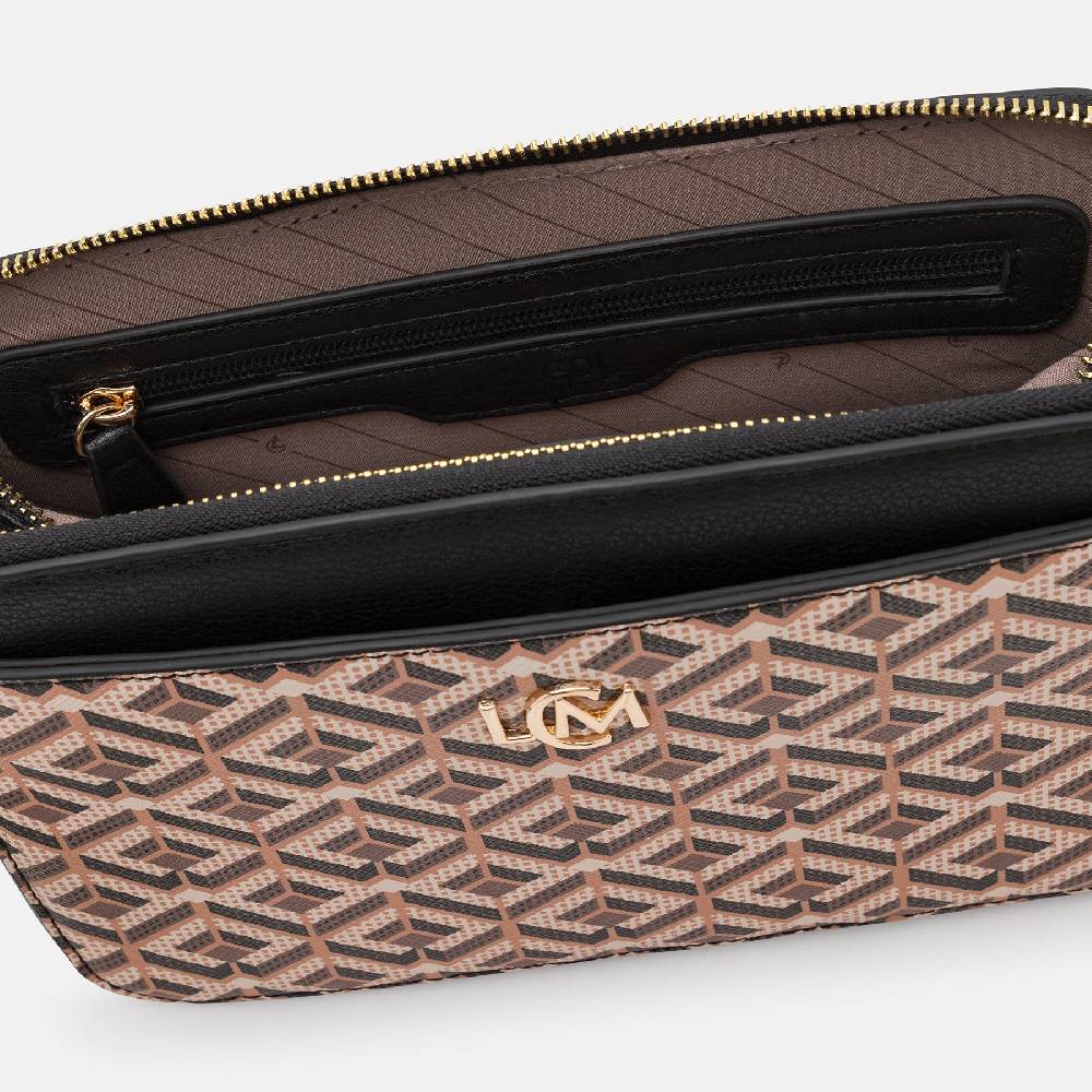 L. Credi Melina Umhängetasche Schwarz / Mix