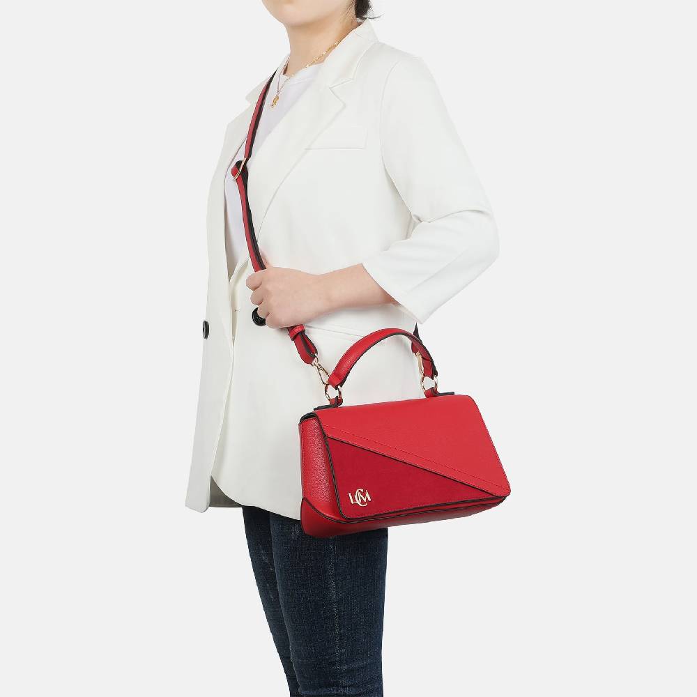 L. Credi Merida Umhängetasche Salsa