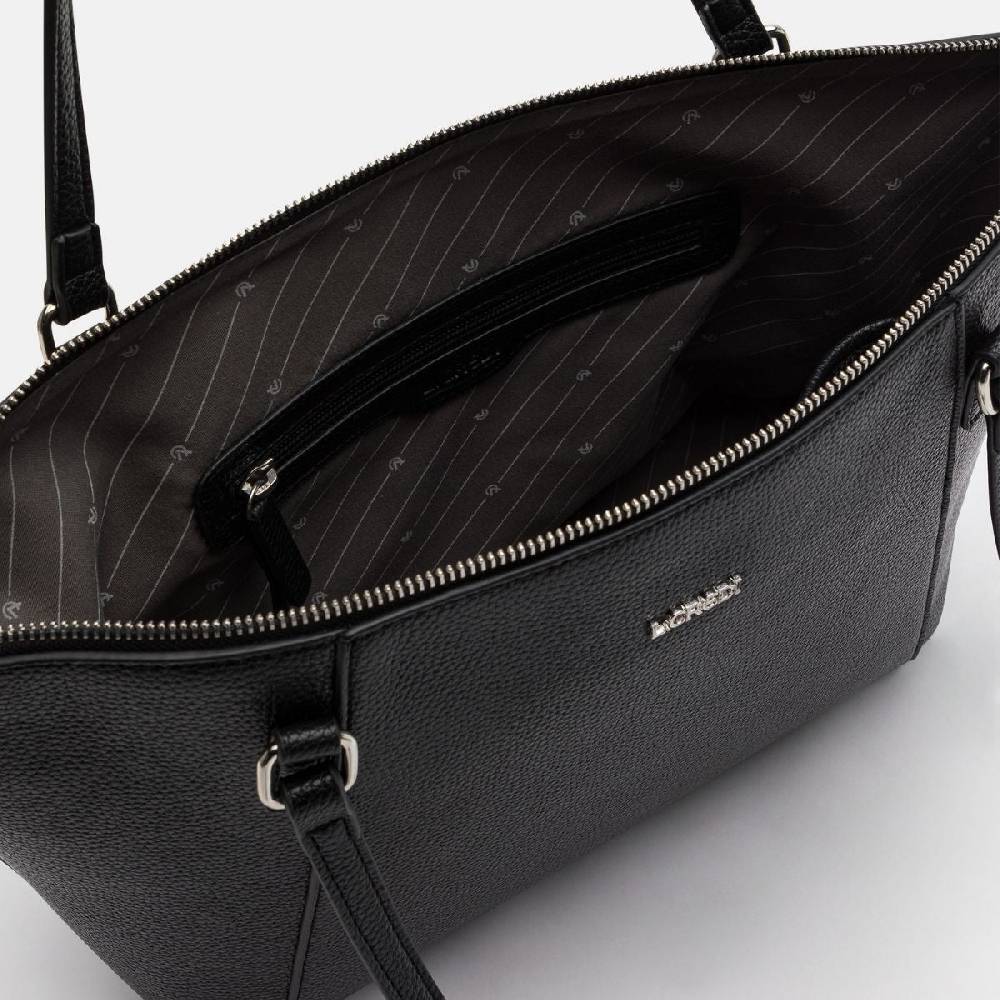 L. Credi Michaela Shopper Schwarz