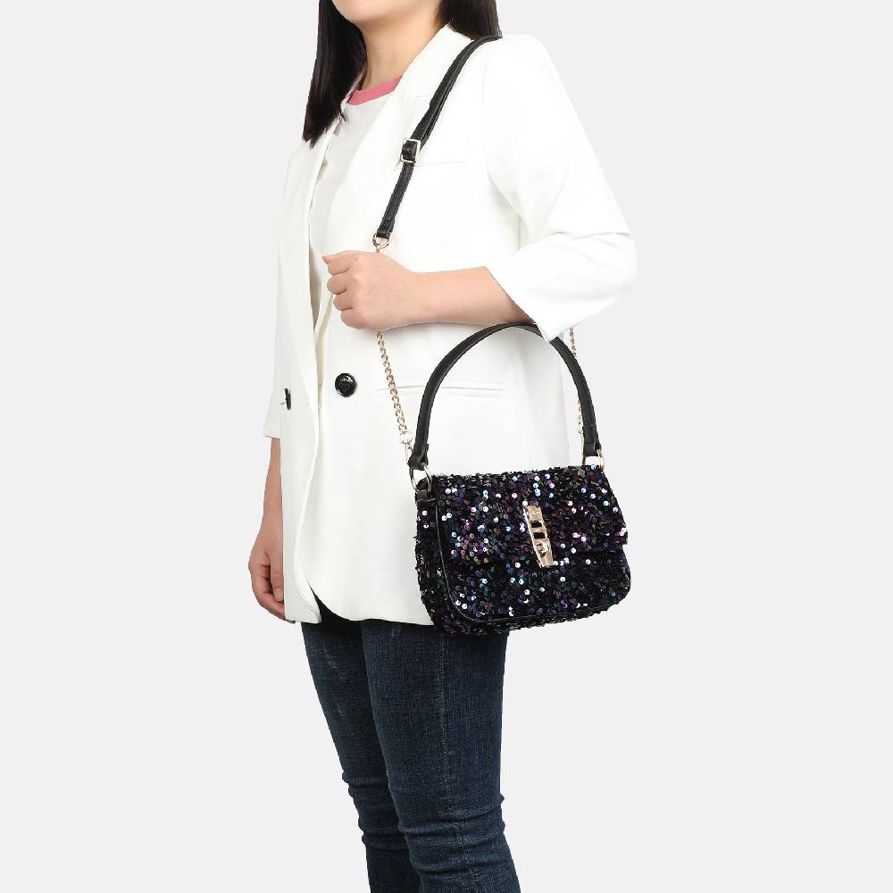 L. Credi Mimi Umhängetasche Marine / Mix