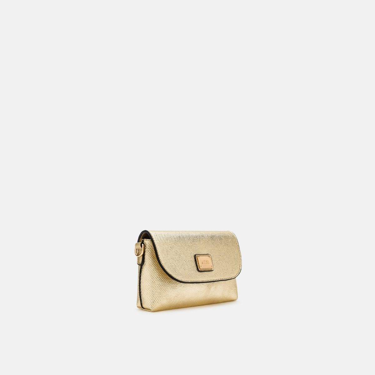 L. Credi Nadine Clutch Gold