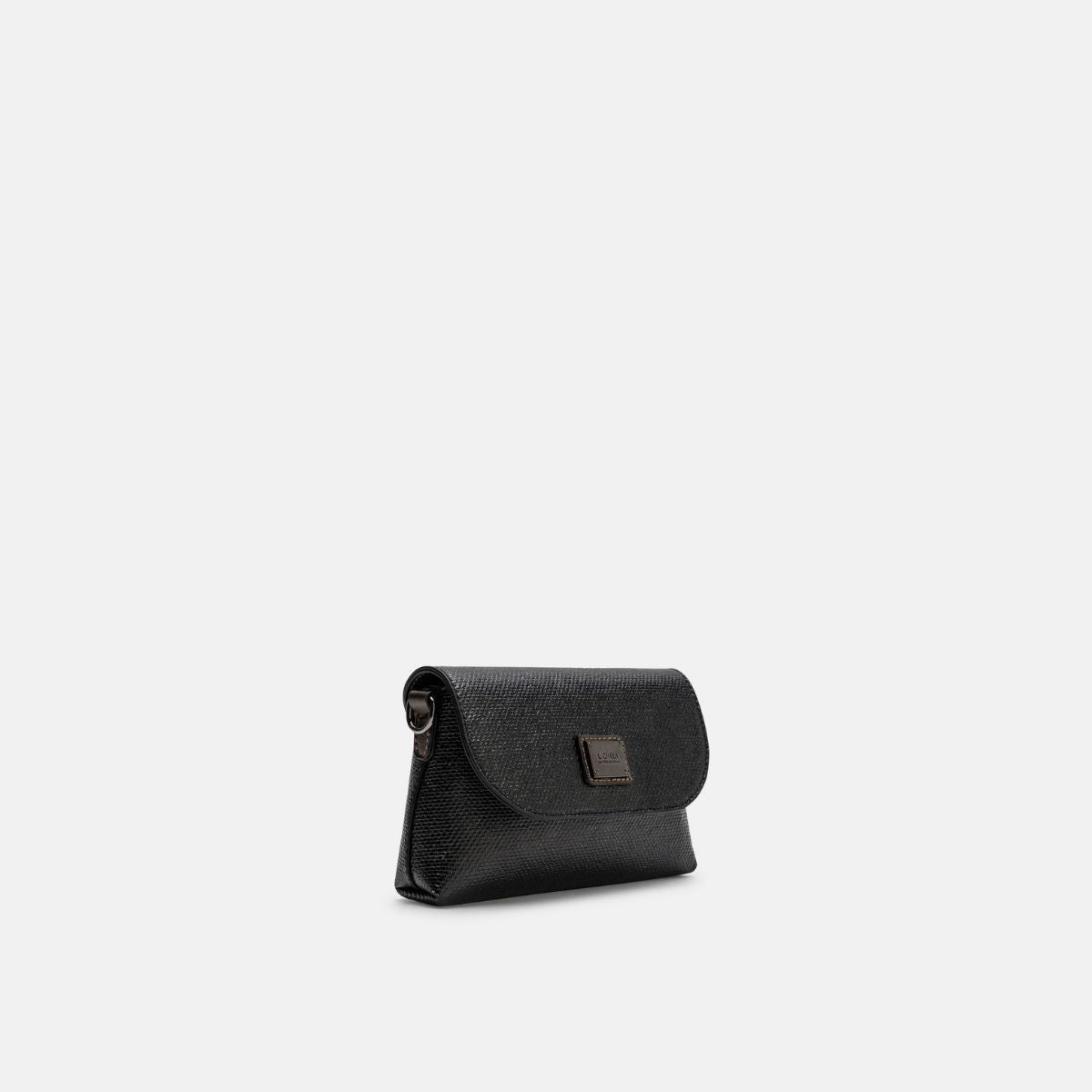 L. Credi Nadine Clutch Schwarz