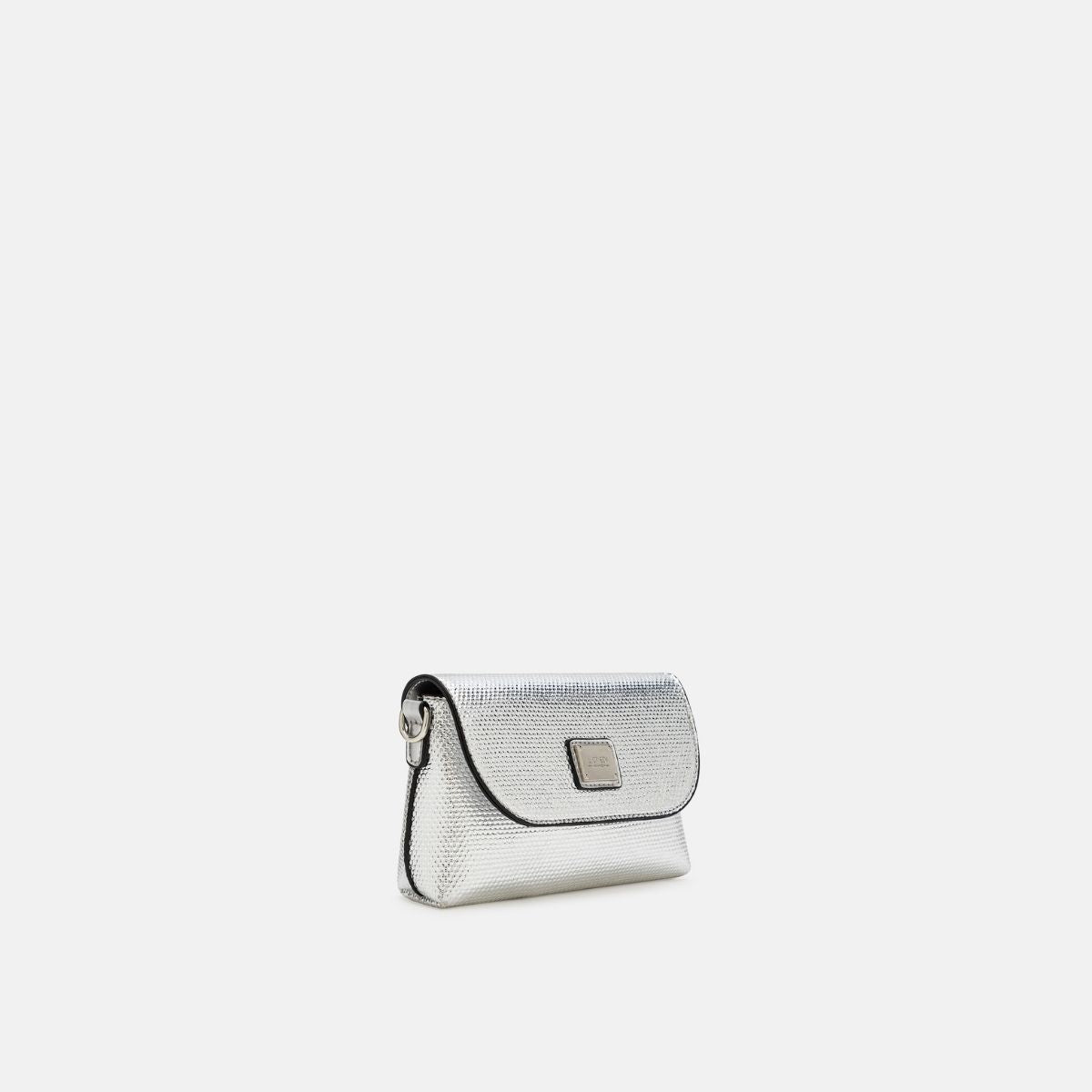 L. Credi Nadine Clutch Silber