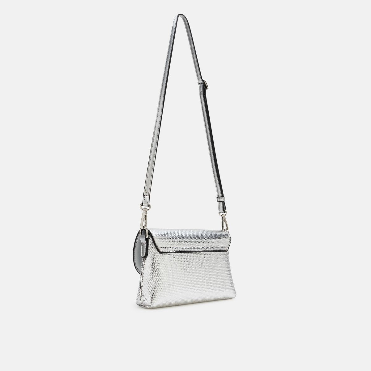 L. Credi Nadine Clutch Silber