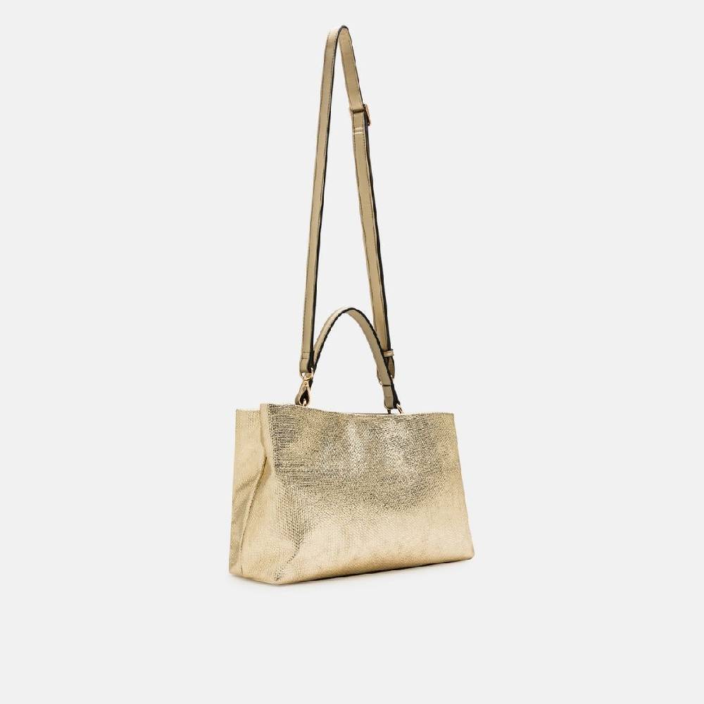 L. Credi Nadine Henkeltasche Gold