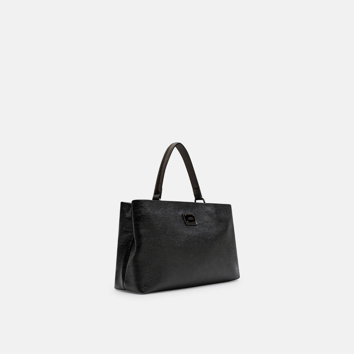 L. Credi Nadine Henkeltasche Schwarz