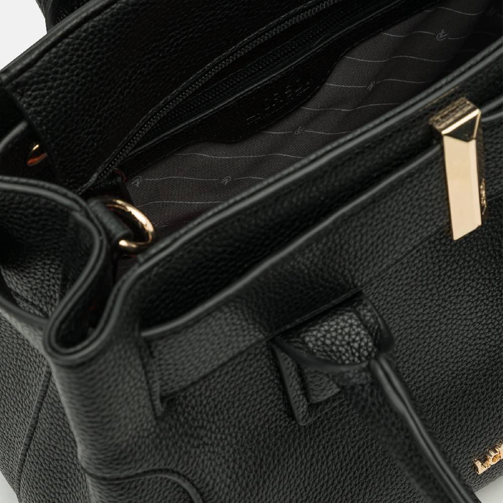 L. Credi Nadira Henkeltasche Schwarz