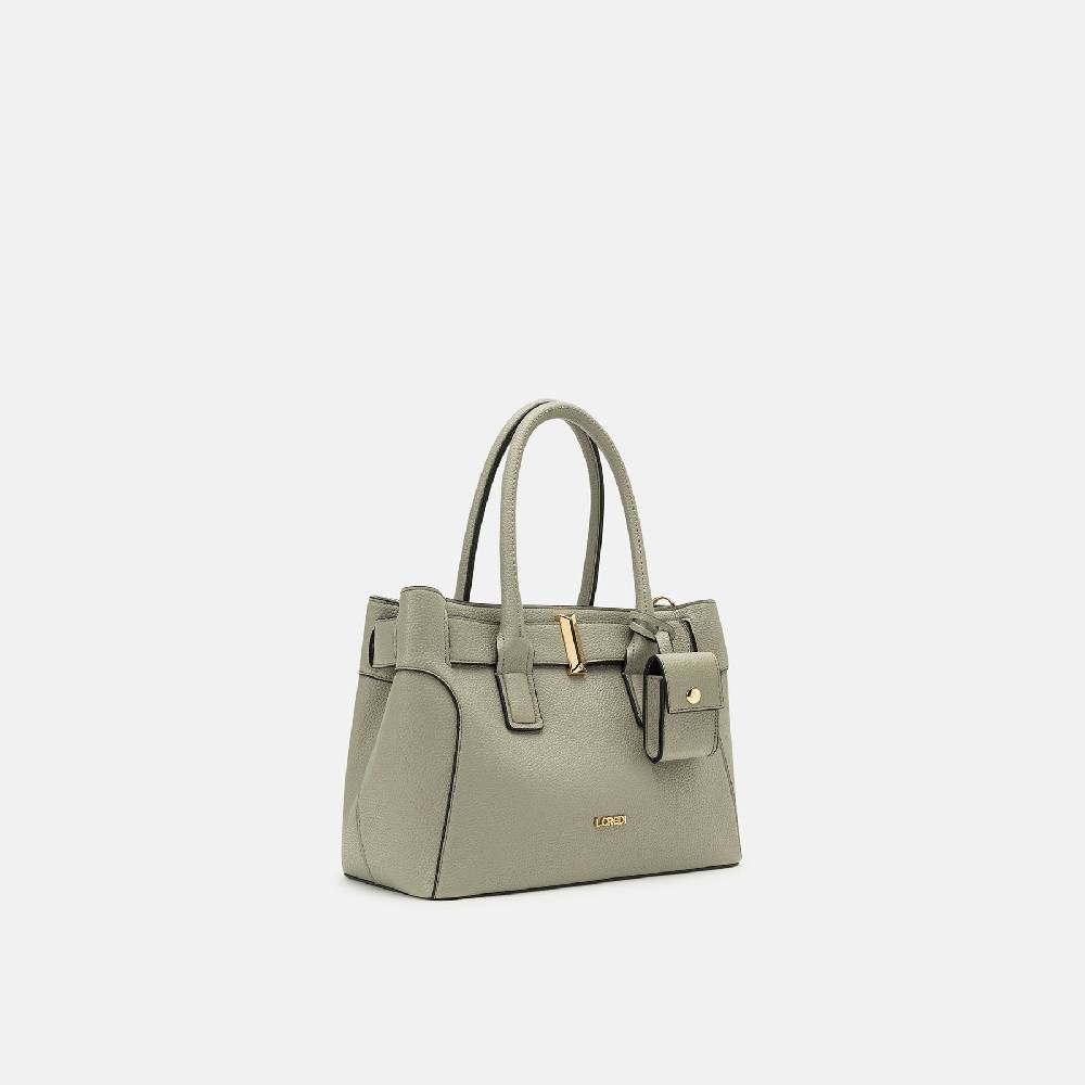 L. Credi Nadira Henkeltasche Stone