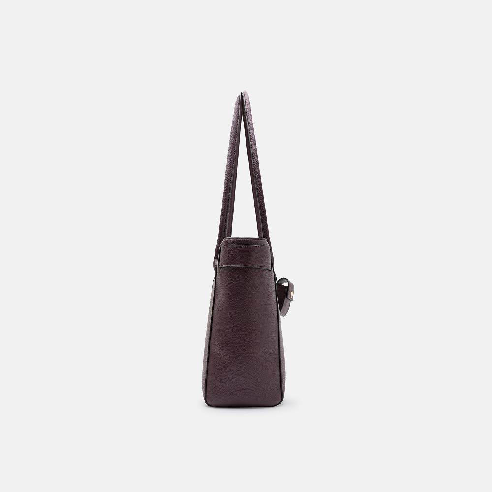L. Credi Nadira Shopper Dark Plum