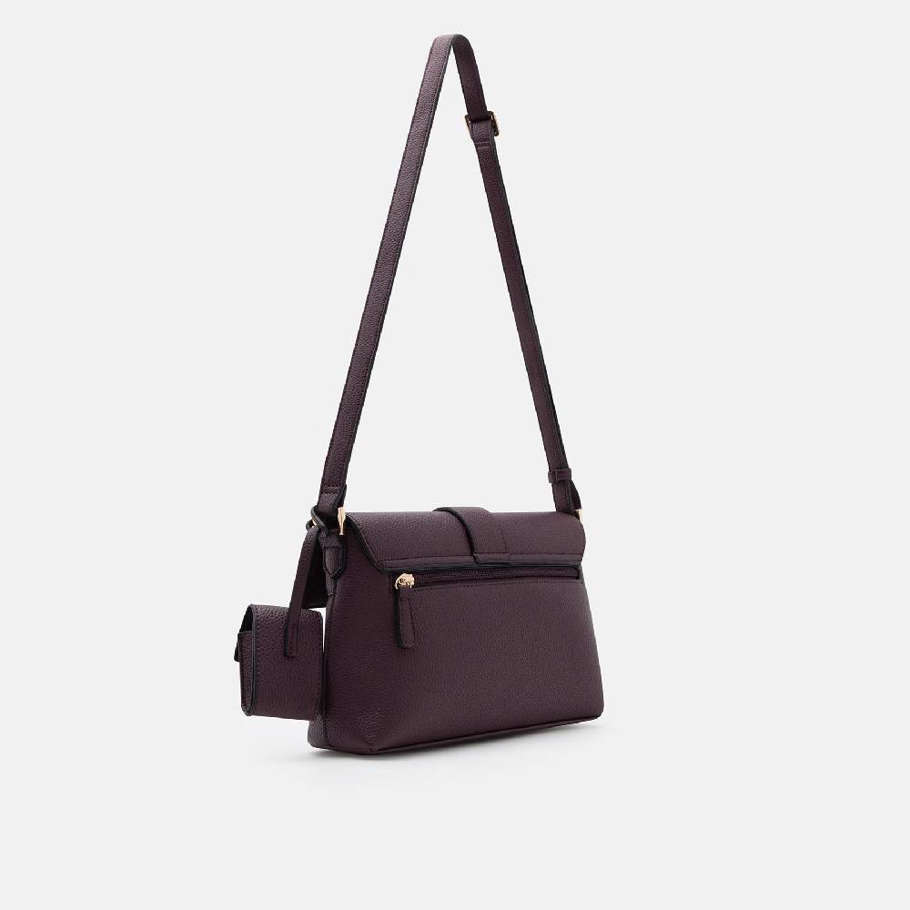 L. Credi Nadira Umhängetasche Dark Plum
