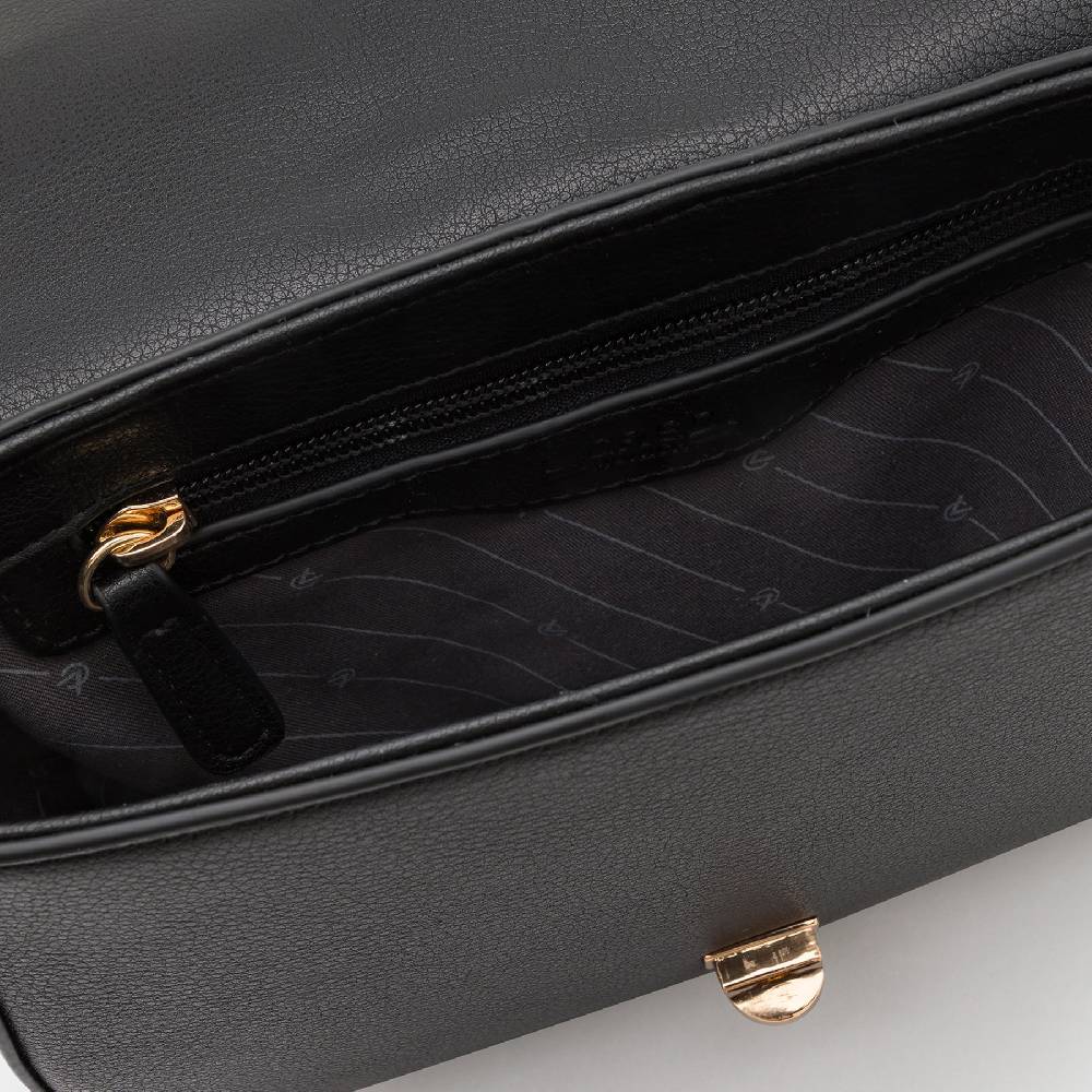 L. Credi Nadja Umhängetasche Schwarz