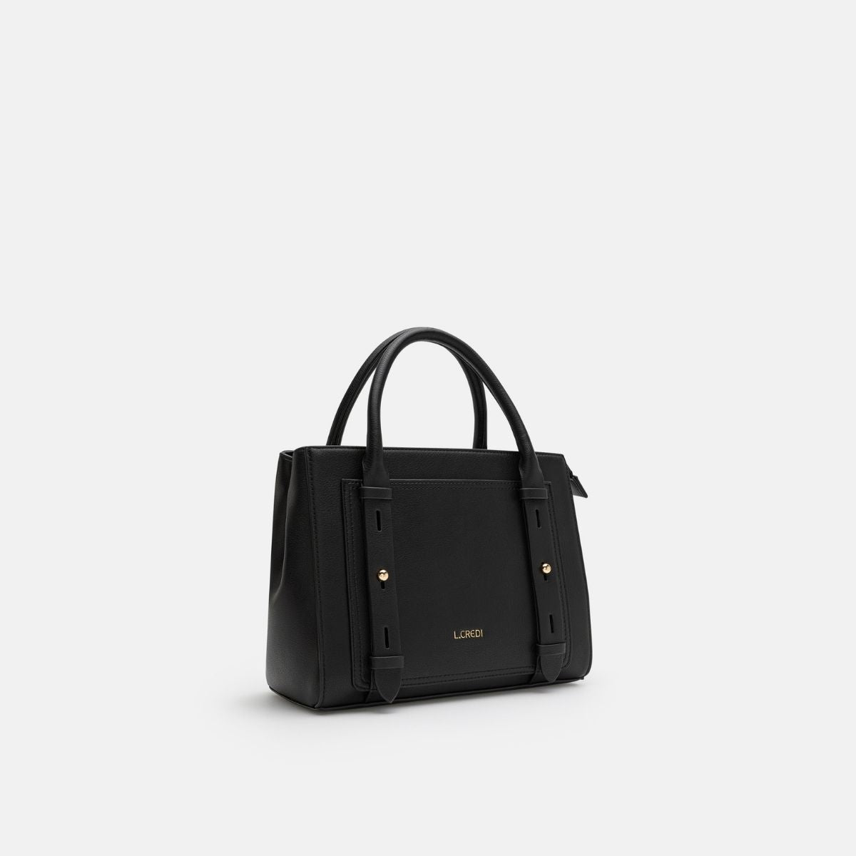 L. Credi Naemi Henkeltasche Schwarz