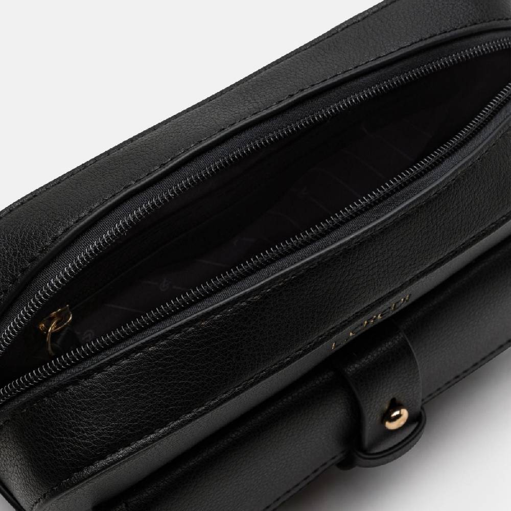 L. Credi Naemi Umhängetasche Schwarz