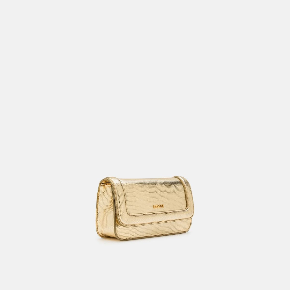 L. Credi Naimi Clutch Gold