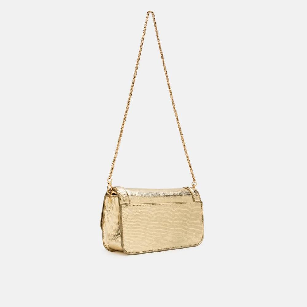 L. Credi Naimi Clutch Gold