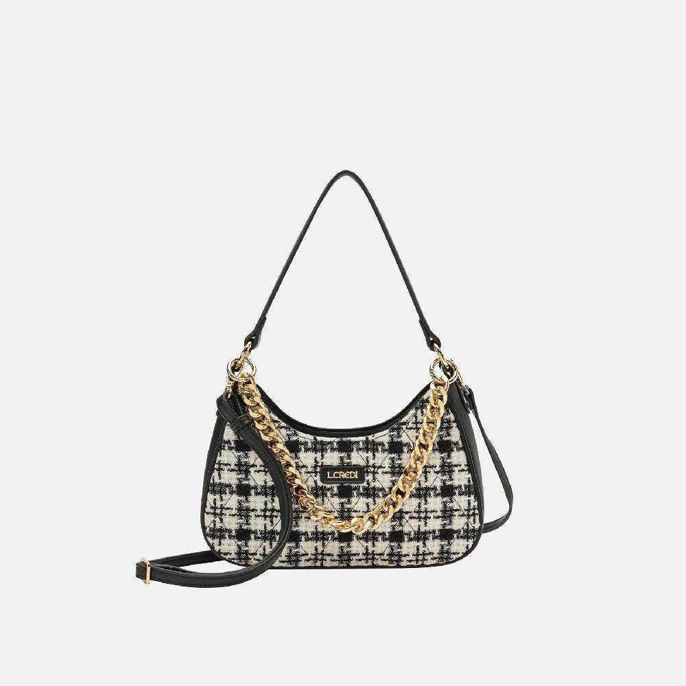 L. Credi Naissa Hobo schwarz / offwhite