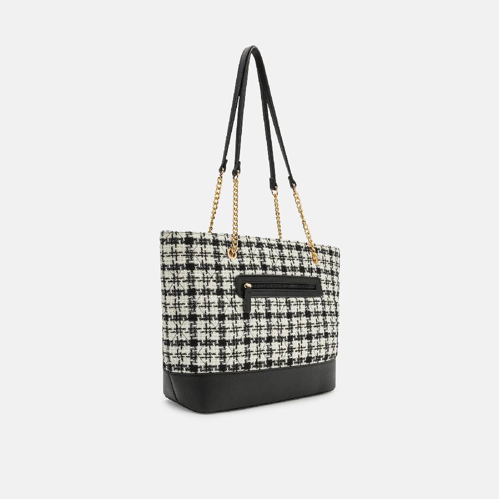 L. Credi Naissa Shopper Schwarz / Offwhite